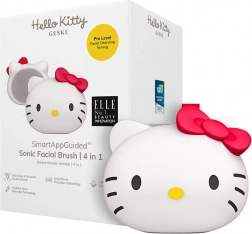 Brosse sonique pour le visage 4-en-1 Geske avec application (Hello Kitty starlight)