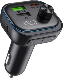 Transmetteur FM Bluetooth Sencor pour voiture avec charge rapide PD et QC 3.0