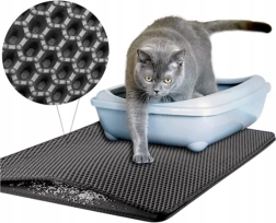 Tapis pour litière de chat – gris