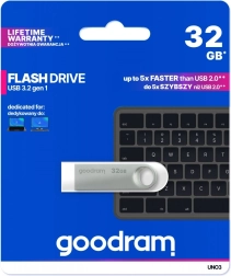 Clé USB UNO3 32 Go USB 3.2 Gen1 argentée