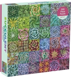 puzzle succulentes colorées 500 pièces GALISON