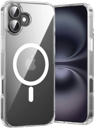 Coque transparente Vention pour iPhone 16 Plus avec MagSafe