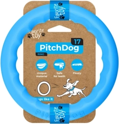 Anneau de rapport Waudog PitchDog 17 cm – Bleu