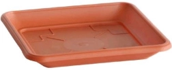 Sous-coupe carrée pour pot de fleurs 41 × 41 cm