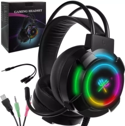 Casque gaming avec micro DUNMOON RGB 5.1