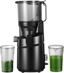 Extracteur de jus à rotation lente AMZCHEF noir