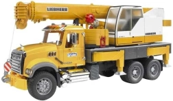 Bruder MACK Granite grue mobile LIEBHERR 1:16