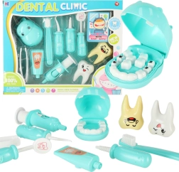 Set de dentiste avec petit hippopotame – jouet éducatif pour enfants – Bleu