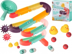 Toboggan aquatique de bain avec jouets