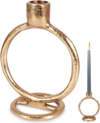 Chandelier doré en aluminium 15 cm