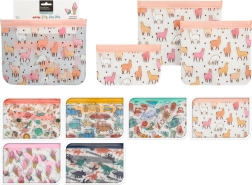Sachets à fermeture zip pour enfants – lot de 3 pièces, motifs assortis