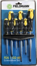 Jeu de 6 tournevis FIELDMANN FDS 1102-6R