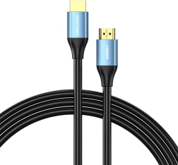 Câble HDMI 2.0 Vention ALHSL, 10 m, 4K 30 Hz, 28 AWG (Bleu)