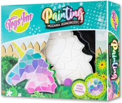 Mosaïque avec peinture de licorne