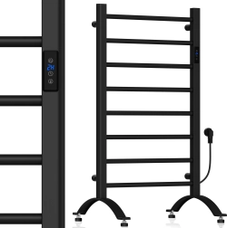 Radiateur électrique de salle de bain Maltec 200 W, noir