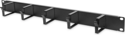 Organiseur de câbles horizontal RING 19" 1U, noir