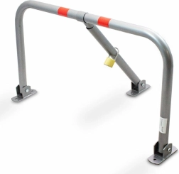 Barrière de stationnement pliable BITUXX avec serrure et kit de montage