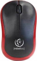 Souris sans fil Rebeltec Meteor rouge