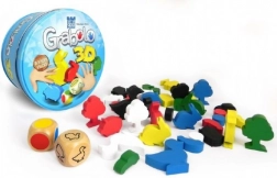 Jeu de société Grabolo 3D avec figurines en bois