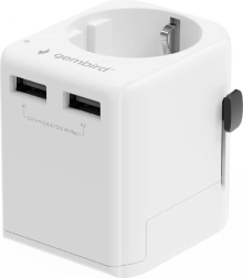 Adaptateur de voyage universel EU 12 W avec USB