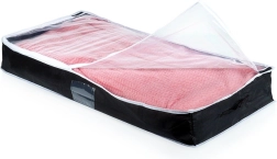 Sac de rangement sous le lit 70 l avec couvercle transparent