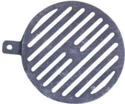 Grille en fonte 190 mm pour poêles KERPEN, FILEX et MARBURG