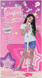 Microphone pour fille avec pied et connexion MP3