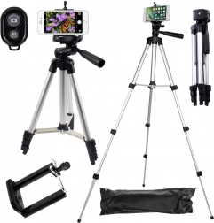 Trépied pour smartphone avec télécommande Bluetooth 4 en 1