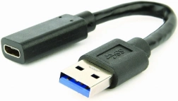 Adaptateur USB 3.1 A mâle vers USB‑C femelle 10 cm