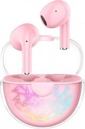 Écouteurs sans fil TWS Onikuma T35 rose