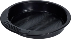Moule rond en aluminium pour pâtisserie avec fond ondulé 27,5 × 25,5 cm