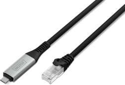 Adaptateur USB‑C vers RJ45 Cat 6A S/FTP, 1 Gbit/s, USB 3.2 Gen 1, LSZH, 2 m