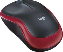 Logitech souris sans fil M185 rouge