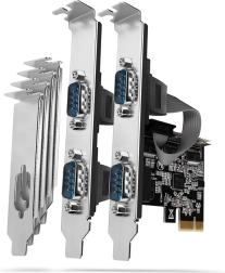 Contrôleur PCIe AXAGON avec 4 ports série RS-232