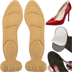 Semelles beiges pour escarpins avec amorti RUHHY