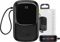 Batterie externe Baseus Qpow Pro avec capacité de 20 000 mAh et charge rapide 20 W