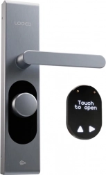 Serrure intelligente Loqed Touch (argent) avec Wi‑Fi et Bluetooth