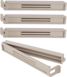 Lot de clips pour sachets, 4 pièces