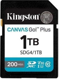 Carte sd 1 to kingston canvas go! plus 200 mb/s c10 u3 v30