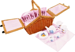 Panier de pique-nique Romantik – service à thé pour enfants small foot (30 pièces)