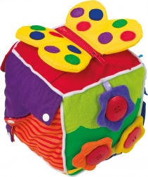 Petite cube d'activité en peluche Small Foot pour enfants