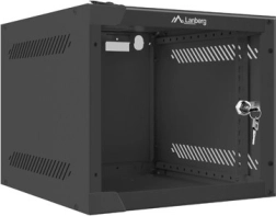 Lanberg armoire murale 10 pouces 4U 280x310 mm noire