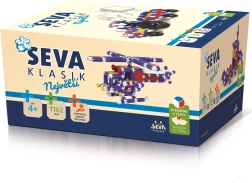 Jeu de construction SEVA Classique Le Plus Grand – kit de construction en plastique, 1162 pièces
