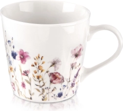 Mug en porcelaine avec motif floral 430 ml