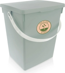 Poubelle/boîte universelle hermétique pour capsules, nourriture et poudre 5,5 l – vert