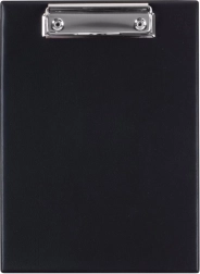 Chemise double en plastique A5 Classic noire