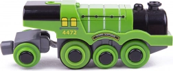 Locomotive électrique Bigjigs Rail Flying Scotsman verte