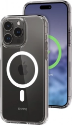 Coque transparente MAG Cover pour iPhone 15 Pro Max avec MagSafe