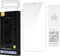 Verre trempé Baseus 0,4 mm pour iPhone 12 Pro Max avec kit de nettoyage