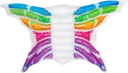 Matelas gonflable papillon arc-en-ciel 294 × 193 cm